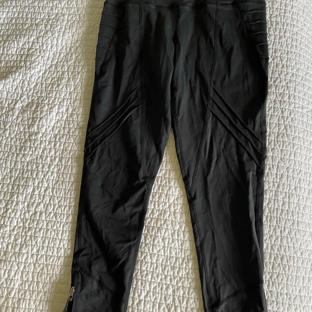 Oiselle Black Leggings Matte Finish